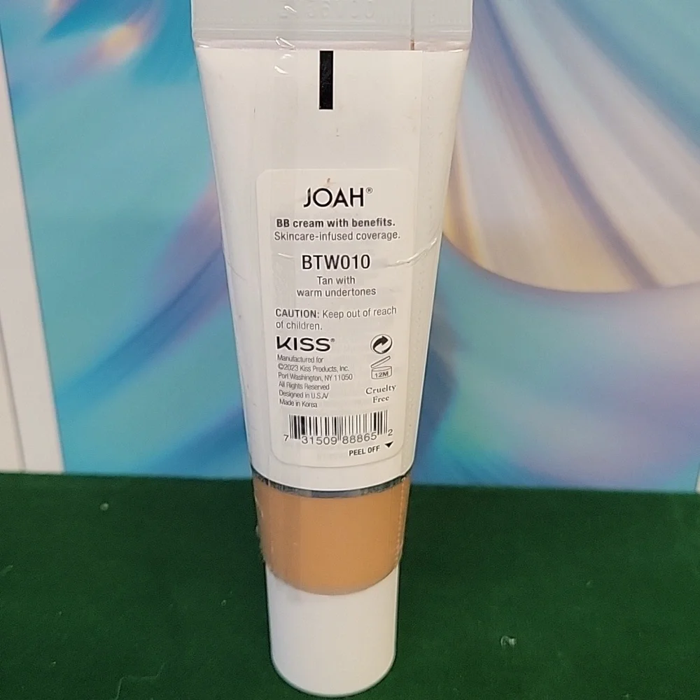 Joah Perfect Complexion BB Cream Medium Coverage New Sealed 30ml Tube BTW010